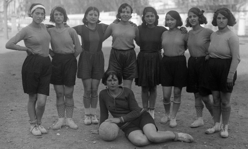 Time de futebol feminino 
